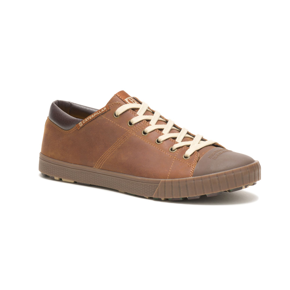 Caterpillar Men's Passport Rubber Sneakers Brown CAT-10796